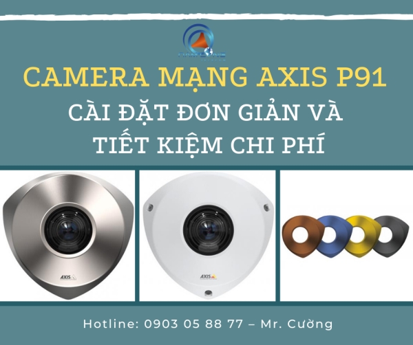 Camera AXIS Q3708 - PVE - Thiết Bị Họp Trực Tuyến, Hội Nghị Truyền Hình - Công Ty CP Viễn Thông Nam Long